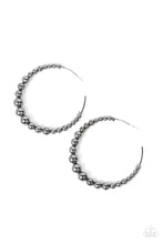 Load image into Gallery viewer, Paparazzi&#39;s Show off Your Curves - Black hoop earrings
