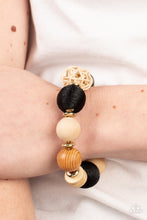 Load image into Gallery viewer, Paparazzi&#39;s Happily Homespun - Black Wood bracelet
