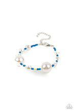 Load image into Gallery viewer, Paparazzi&#39;s Contemporary Coastline - Blue Pearl bracelet
