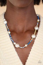 Load image into Gallery viewer, Paparazzi&#39;s Modern Marina - Blue Pearl necklace
