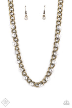 Load image into Gallery viewer, Paparazzi&#39;s Major Moxie - Brass necklace
