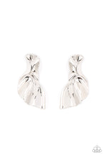 Load image into Gallery viewer, Paptarazzi&#39;s METAL-Physical Mood - Silver post earrings
