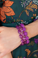 Load image into Gallery viewer, Paparazzi&#39;s High Tide Hammock - Purple bracelet
