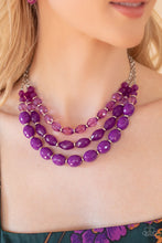 Load image into Gallery viewer, Paparazzi&#39;s Tropical Hideaway - Purple necklace
