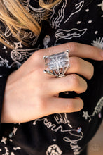Load image into Gallery viewer, Paparazzi&#39;s Starry Serenity - White ring (Life of the Party)
