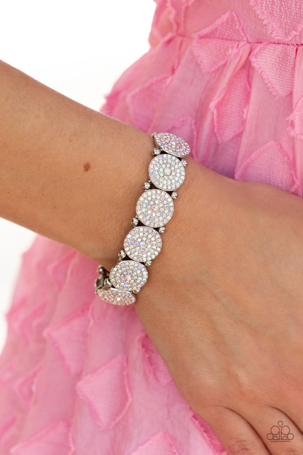 Paparazzi's Palace Intrigue - Multi Iridescent bracelet ~ Life of the Party