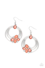 Load image into Gallery viewer, Paparazzi&#39;s Dreamy Dewdrops - Orange hoop earrings
