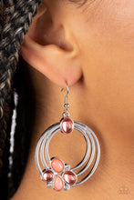 Load image into Gallery viewer, Paparazzi&#39;s Dreamy Dewdrops - Orange hoop earrings
