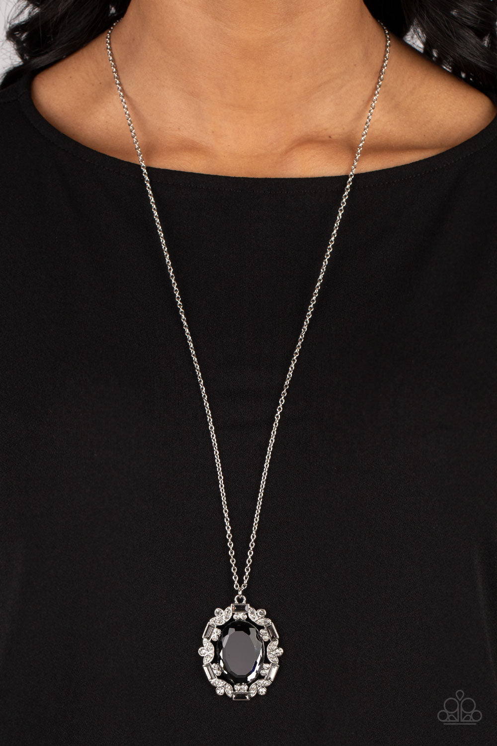 Paparazzi's Noble Reflection - Silver Necklace