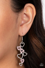 Load image into Gallery viewer, Paparazzi&#39;s Sweetheart Serenade - Pink earrings
