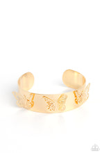 Load image into Gallery viewer, Paparazzi&#39;s Magical Mariposas - Gold bracelet
