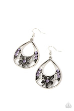 Load image into Gallery viewer, Paparazzi&#39;s Meadow Marvel - Purple hoop earrings
