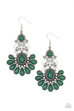 Load image into Gallery viewer, Paparazzi&#39;s Paradise Parlor - Green earrings
