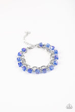 Load image into Gallery viewer, Paparazzi&#39;s Life Of the Block Party - Blue Iridescent bracelet

