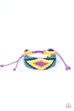 Load image into Gallery viewer, Paparazzi&#39;s Beautifully Badlands - Purple Seed Bead bracelet
