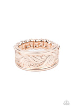 Load image into Gallery viewer, Paparazzi&#39;s Billowy Bands - Rose Gold ring
