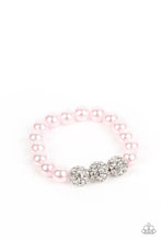 Load image into Gallery viewer, Paparazzi&#39;s Breathtaking Ball - Pink Pearl bracelet
