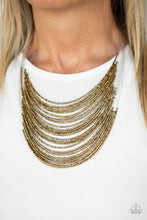 Load image into Gallery viewer, Paparazzi&#39;s Catwalk Queen - Brass Seed Beads necklace
