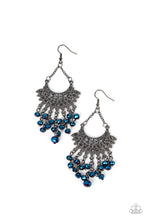 Load image into Gallery viewer, Paparazzi&#39;s Chromatic Cascade - Blue earrings
