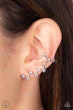 Load image into Gallery viewer, Paparazzi&#39;s Clamoring Constellations - White earrings (ear crawlers)
