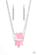 Load image into Gallery viewer, Paparazzi&#39;s Crystal Catwalk - Pink necklace
