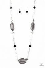 Load image into Gallery viewer, Paparazzi&#39;s Crystal Charm - Black necklace
