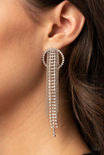 Load image into Gallery viewer, Paparazzi&#39;s Dazzle by Default - White post earrings (Life of the Party)
