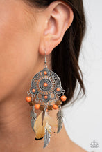 Load image into Gallery viewer, Paparazzi&#39;s Desert Plains - Orange earrings
