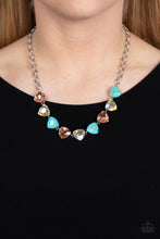 Load image into Gallery viewer, Paparazzi&#39;s Dreamy Drama - Orange Iridescent necklace
