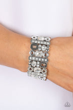 Load image into Gallery viewer, Paparazzi&#39;s Dynamically Diverse - White bracelet
