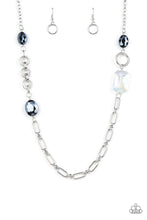 Load image into Gallery viewer, Paparazzi&#39;s Famous and Fabulous - Blue Iridescent necklace
