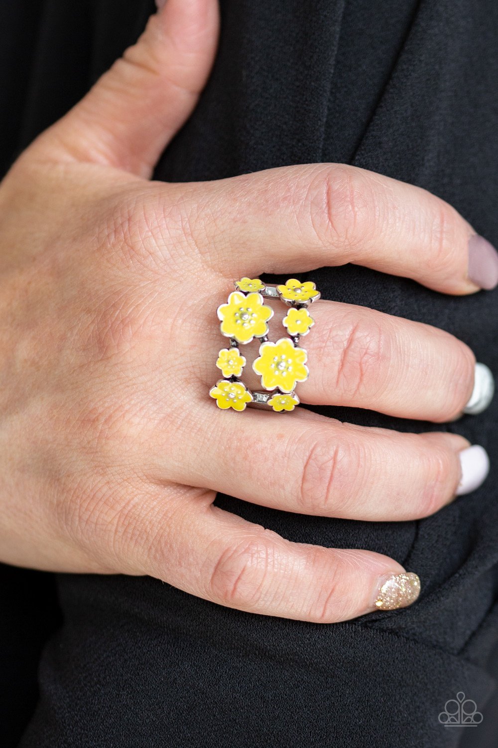 Paparazzi's Floral Crowns - Yellow ring
