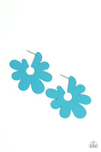 Load image into Gallery viewer, Paparazzi&#39;s Flower Power Fantasy - Blue post earrings
