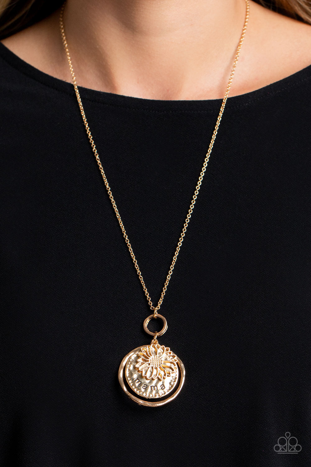 Paparazzi's Flowers for Mama - Gold necklace