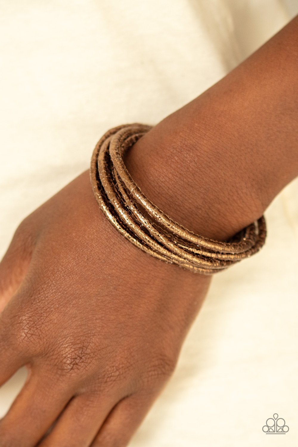 Paparazzi's GLITTER-tastic - Brown Urban bracelet