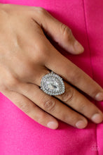 Load image into Gallery viewer, Paparazzi&#39;s Icy Indulgence - White ring (Life of the Party)
