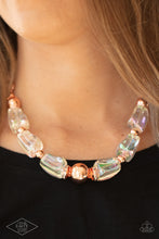 Load image into Gallery viewer, Paparazzi&#39;s Iridescently Ice Queen - Copper necklace
