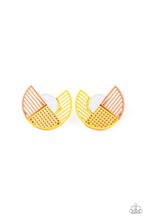 Load image into Gallery viewer, Paparazzi&#39;s It&#39;s Just an Expression - Yellow earrings
