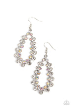 Load image into Gallery viewer, Paparazzi&#39;s It&#39;s About to GLOW Down - White Iridescent earrings
