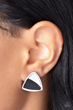 Load image into Gallery viewer, Paparazzi&#39;s Kaleidoscopic Collision - Black post earrings
