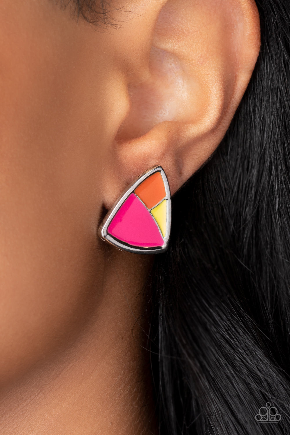 Paparazzi's Kaleidoscopic Collision - Multi post earrings