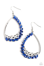 Load image into Gallery viewer, Paparazzi&#39;s Looking Sharp - Blue earrings
