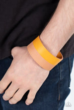 Load image into Gallery viewer, Paparazzi&#39;s Mountain Man to Mountain Man - Urban Yellow Men bracelet
