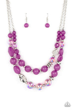 Load image into Gallery viewer, Paparazzi&#39;s Mere Magic - Purple necklace
