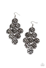 Load image into Gallery viewer, Paparazzi&#39;s Metro Trend - Black earrings

