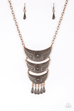 Load image into Gallery viewer, Paparazzi&#39;s Go STEER Crazy - Copper necklace

