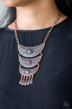 Load image into Gallery viewer, Paparazzi&#39;s Go STEER Crazy - Copper necklace
