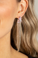 Load image into Gallery viewer, Paparazzi&#39;s Overnight Sensation - Gold Iridescent earrings
