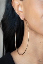 Load image into Gallery viewer, Paparazzi&#39;s Colossal Couture - Gold hoop earrings
