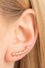 Load image into Gallery viewer, Paparazzi&#39;s Prismatic and Proper - Gold earrings (ear crawlers)
